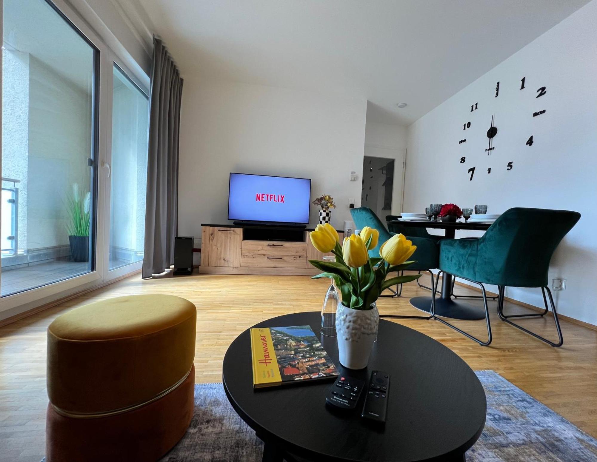 Apartamento Modernes Mit Balkon Und Parkplatz Zentrum Hanóver